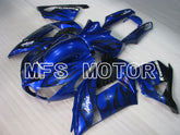 Kawasaki NINJA ZX14R 2006-2011 Injection ABS Fairing - Flame - Black Blue - MFS4164